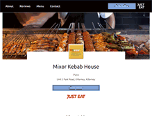 Tablet Screenshot of mixorkebabhouse.com